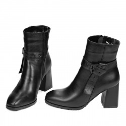 Damskie botki 1182-1 czarne