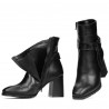 Damskie botki 1182-1 czarne