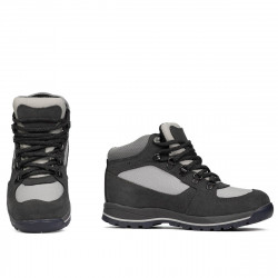 Buty młodzieżowe 4008 szaro kombinowane
