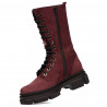 Damskie botki 3361 bufo bordo