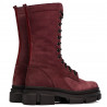 Damskie botki 3361 bufo bordo