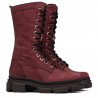 Damskie botki 3361 bufo bordo