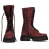 Damskie botki 3361 bufo bordo