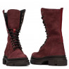 Damskie botki 3361 bufo bordo