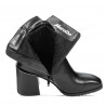 Damskie botki 1184 czarne