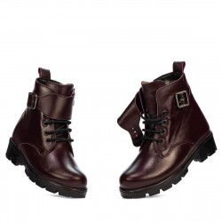 Buciki dla małych dzieci 106c bordo