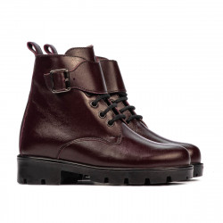 Buciki dla małych dzieci 106c bordo
