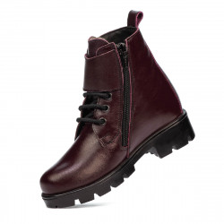 Buciki dla małych dzieci 106c bordo