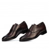 Eleganckie buty męskie 932m a bordo