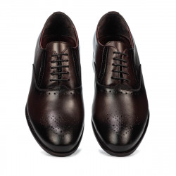 Eleganckie buty męskie 932m a bordo