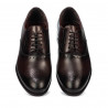 Eleganckie buty męskie 932m a bordo