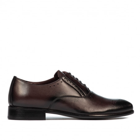 Eleganckie buty męskie 932m a bordo