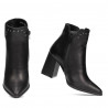 Damskie botki 1186 czarne