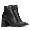 Damskie botki 1186 czarne
