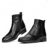 Czarne buty męskie 4130