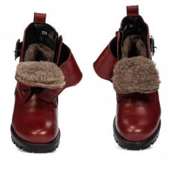 Buty dziecięce 3025 bordowe