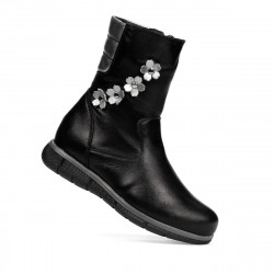 Dziecięce buty 107c czarny kombinowany