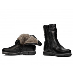 Dziecięce buty 107c czarny kombinowany