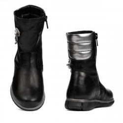 Dziecięce buty 107c czarny kombinowany