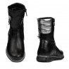Dziecięce buty 107c czarny kombinowany