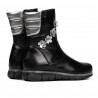 Dziecięce buty 107c czarny kombinowany
