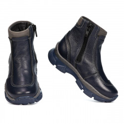 Buty dziecięce małe 108c indygo kombinowane