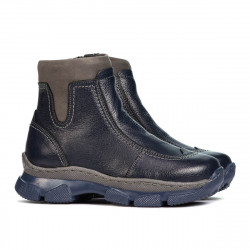 Buty dziecięce małe 108c indygo kombinowane