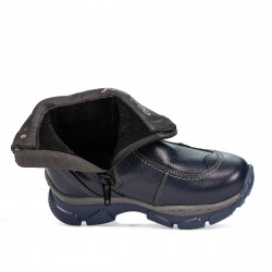 Buty dziecięce małe 108c indygo kombinowane
