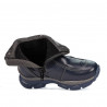 Buty dziecięce małe 108c indygo kombinowane