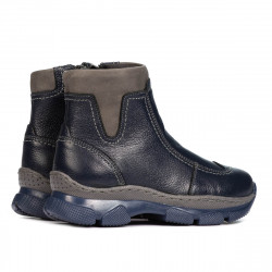 Buty dziecięce małe 108c indygo kombinowane