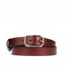 Damski pasek 24m biz bordo