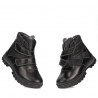 Dziecięce buty 3024 czarno-kombinowane