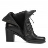 Damskie botki 3346-1 czarne
