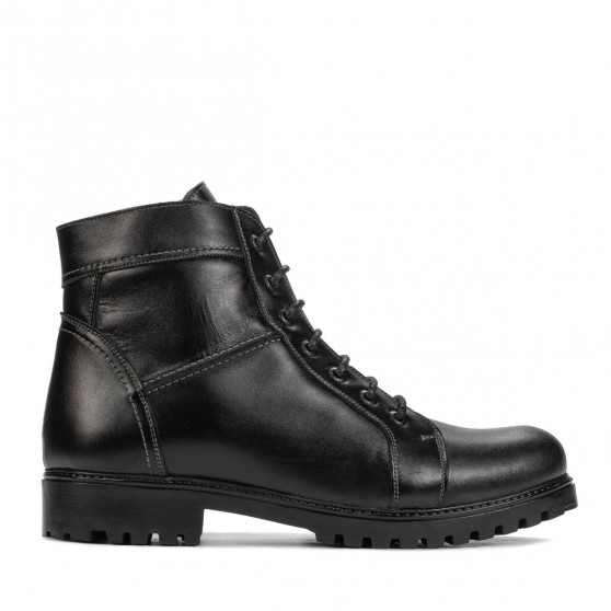 Czarne buty męskie 4131