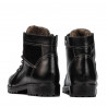 Czarne buty męskie 4131