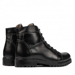 Czarne buty męskie 4131