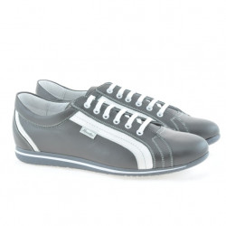 Buty sportowe męskie 709 szare+białe