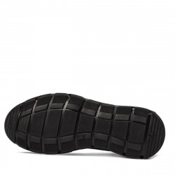 Buty męskie 4128 tuxon czarne kombinowane