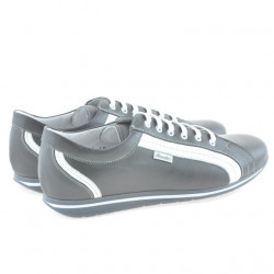 Buty sportowe męskie 709 szare+białe