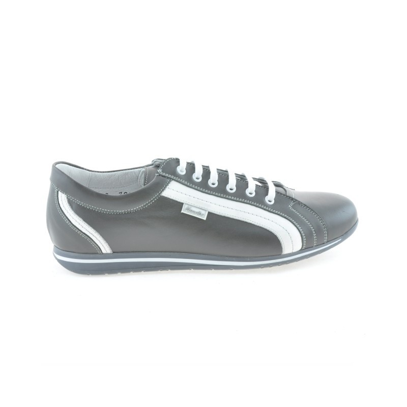 Buty sportowe męskie 709 szare+białe