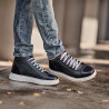 Buty męskie 4125 indigo kombinowane lifestyle