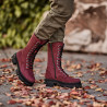 Damskie botki 3361 bufo bordo lifestyle
