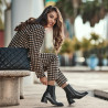 Buty damskie 1183 czarne lifestyle