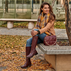 Buty damskie 3365 bordo lifestyle
