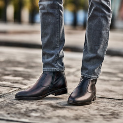 Męskie buty 4130 a brązowe lifestyle