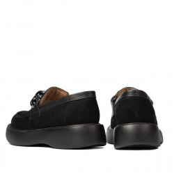 Damskie buty casual 6042 czarne bufo