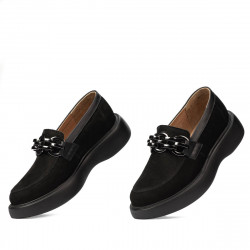 Damskie buty casual 6042 czarne bufo