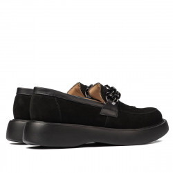Damskie buty casual 6042 czarne bufo
