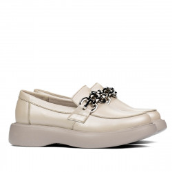 Damskie buty casual 6042 beżowe
