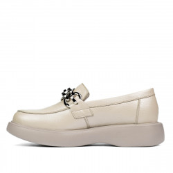 Damskie buty casual 6042 beżowe